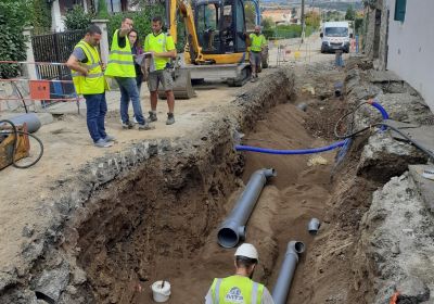 Le Grand Chemin, réseaux et voirie
